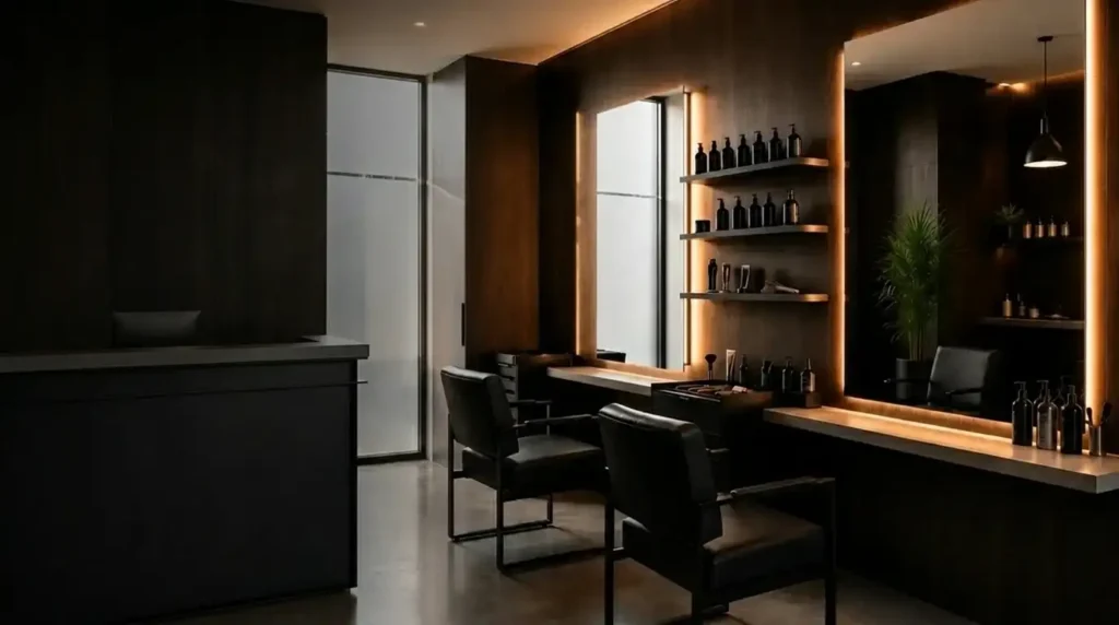 Eleganckie wnętrze salonu MONO Hair