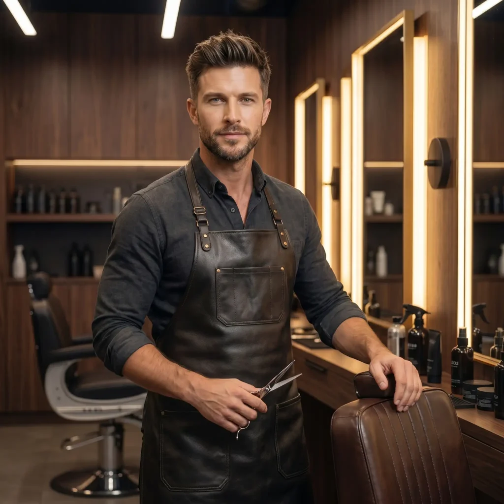 Fryzjer Michał w salonie MONO Hair