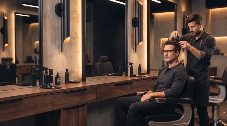 Wnętrze salonu fryzjerskiego MONO Hair